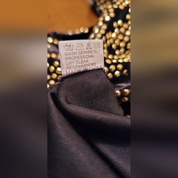 SONJA - By SONJA MORGAN - Vivi Stud Velvet Dress - Women's  Size  M - Picture 12 of 12